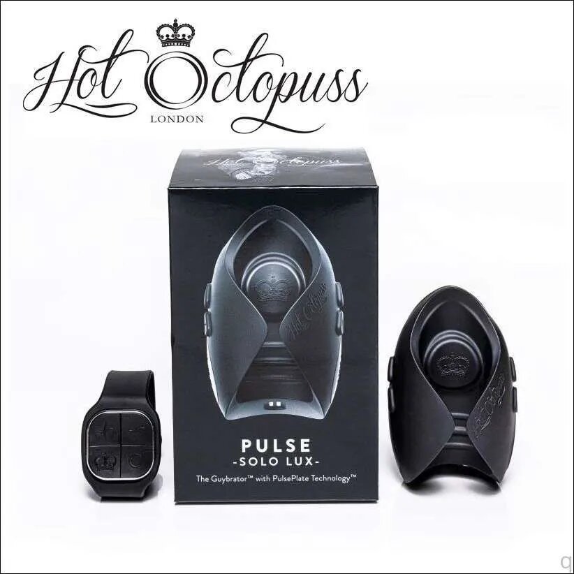 Hot Octopuss Инновационный мужской вибратор (осциллятор) с пультом ДУ PULSE SOLO LUX для оргазма без рукsw