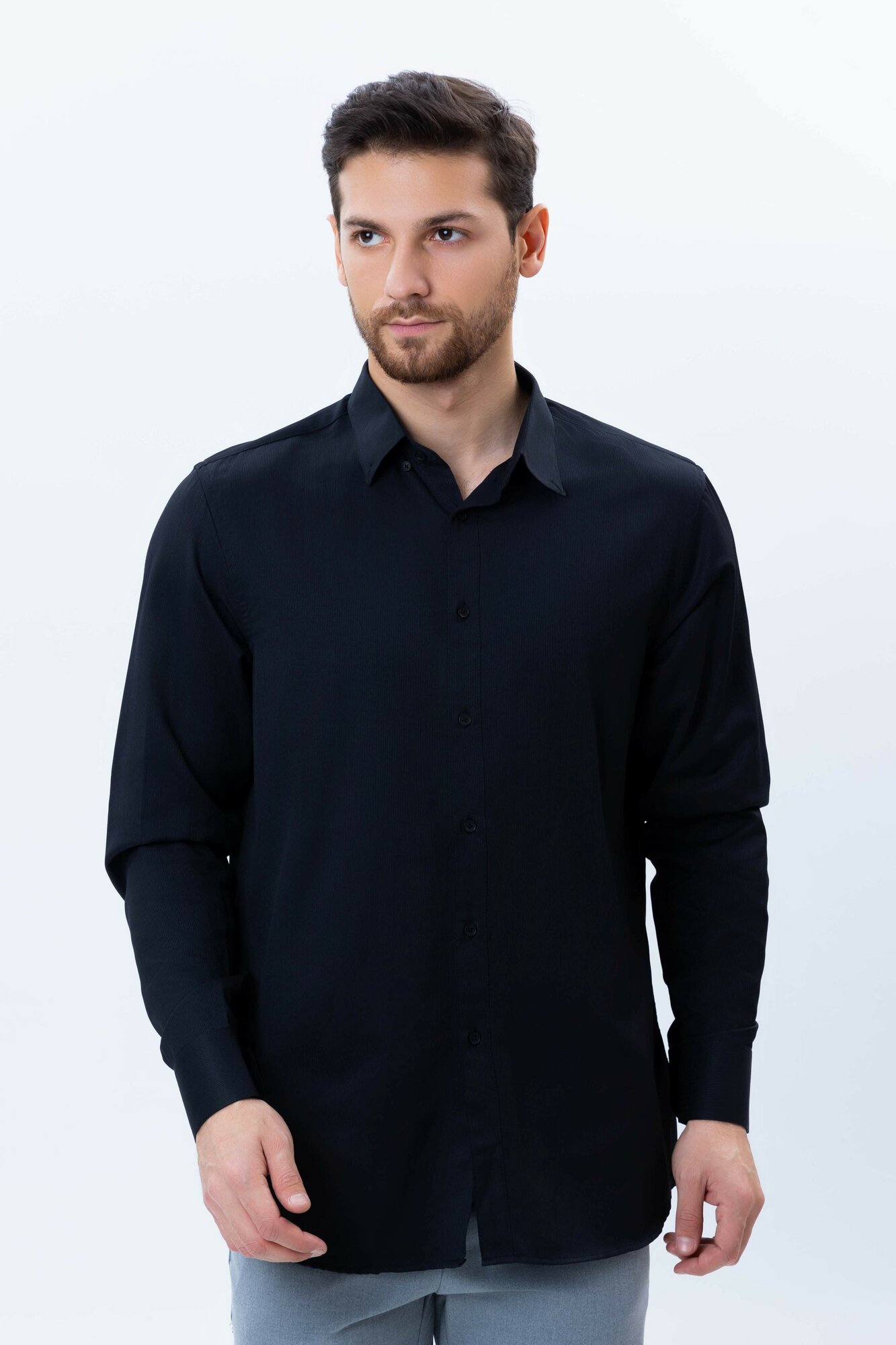 Рубашка TERRA PRO, размер L, black