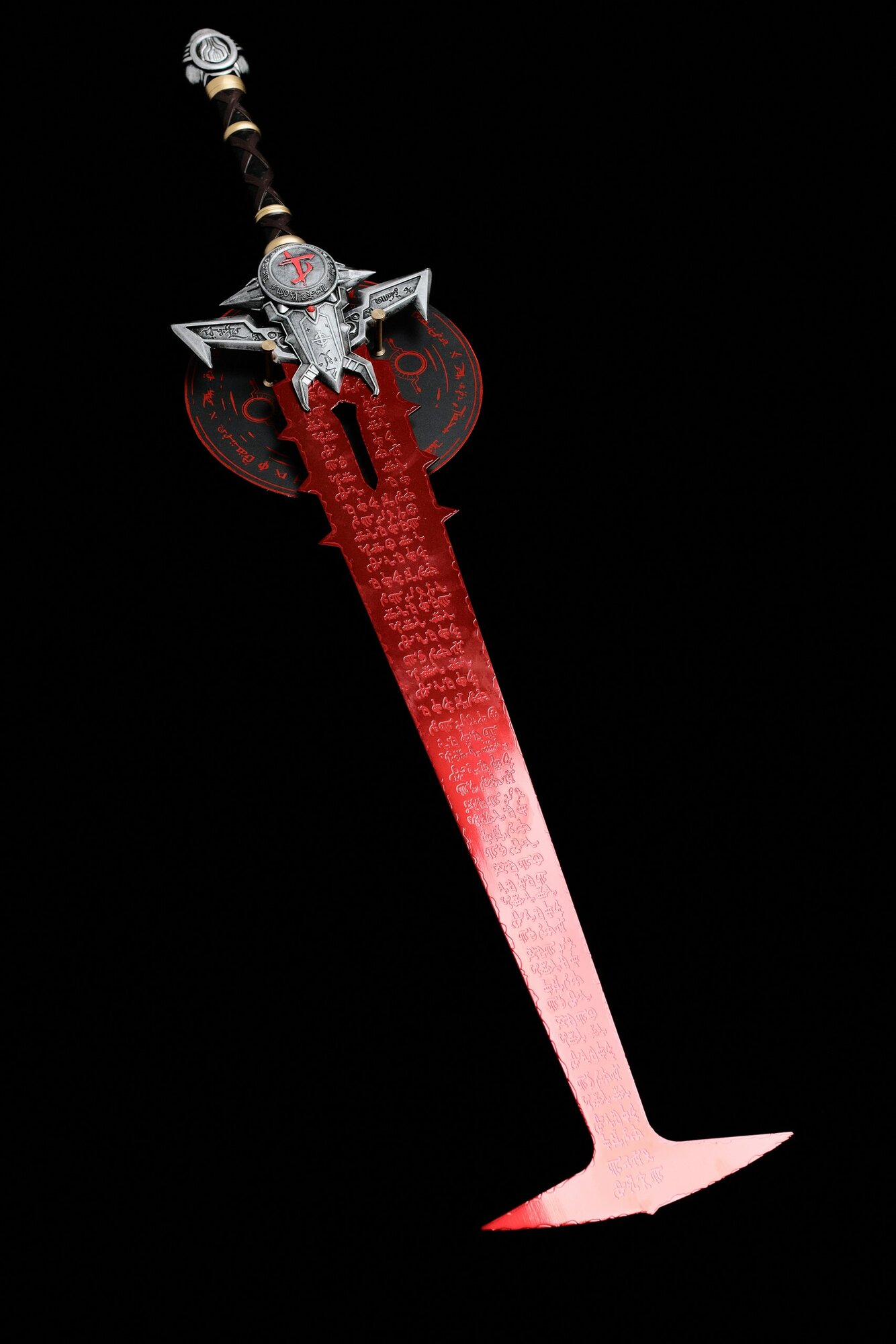 Сувенирный металлический меч Горнило Палача DOOM ETERNAL копия 1:1 настенное пано в комплекте