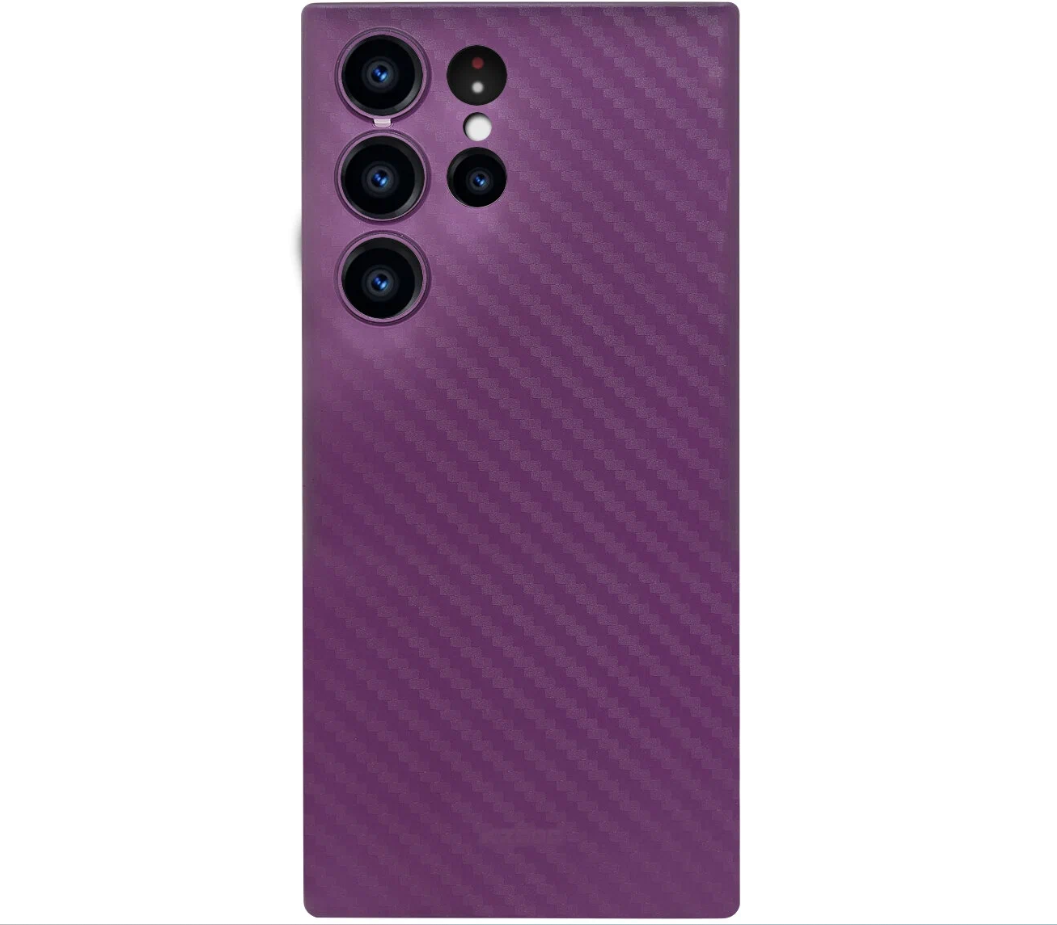 Чехол для Samsung Galaxy S23 Ultra KDOO Air Carbon-Фиолетовый — фото 1