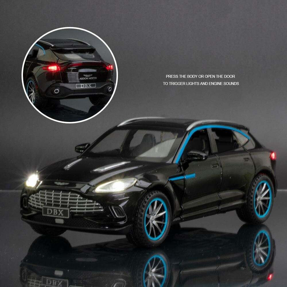 Игрушечный металлический машини aston martin DBX 707 SUV 1/32