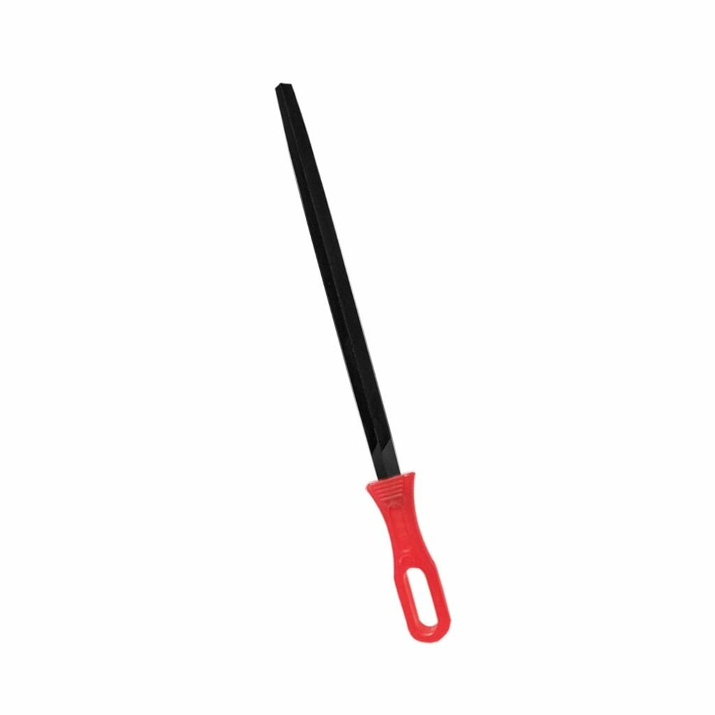 Треугольный напильник для точной заточки из углеродистой стали 8-дюймовая красная ручка tr