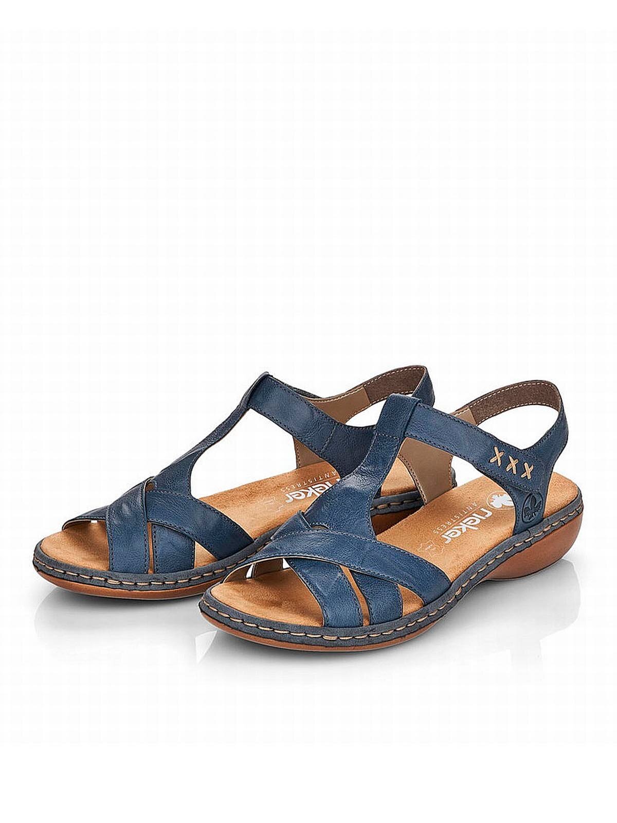 Босоножки Rieker, размер 38, голубой