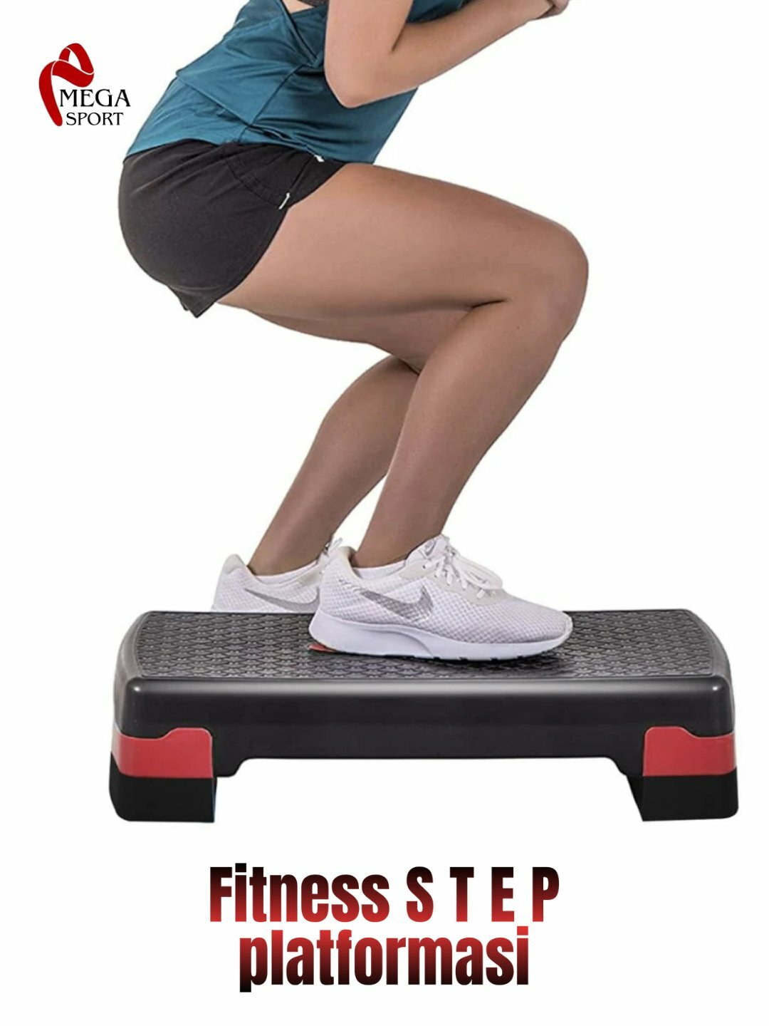 Степ-платформа Fitness Step – спортивное оборудование для аэробики, кардио и домашних тренировок 68-28