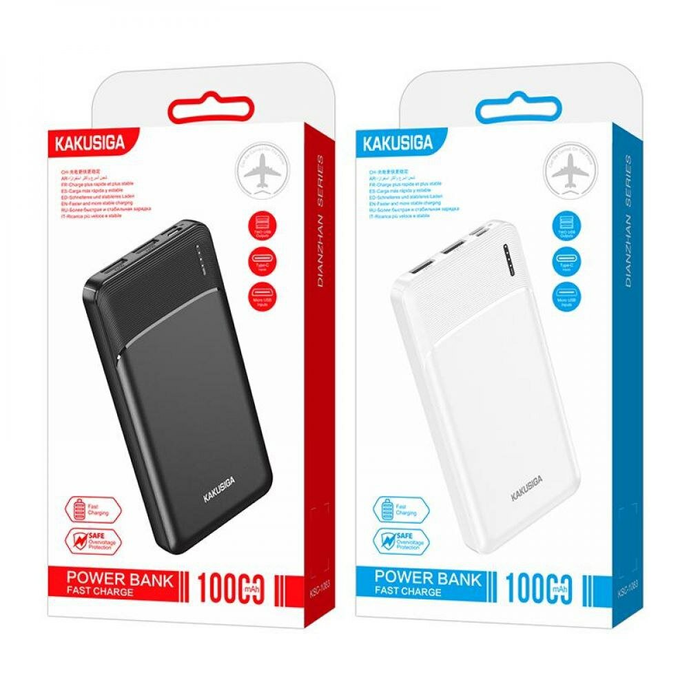 Внешний аккумулятор "Power Bank", 10 000 мАч, быстрая зарядка