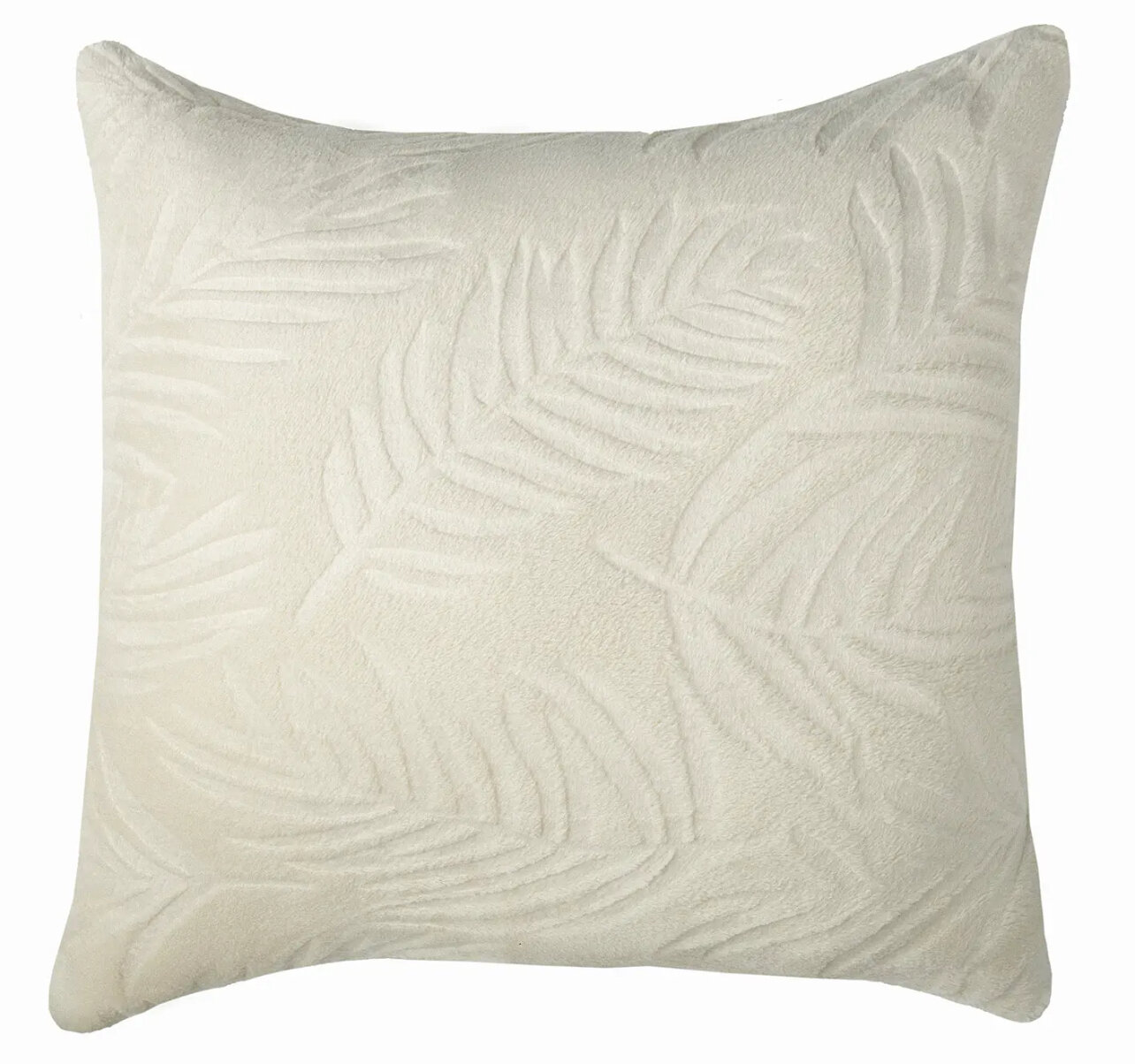 Подушка декоративная Texrepublic Листья  40x40 см  цвет бежевый