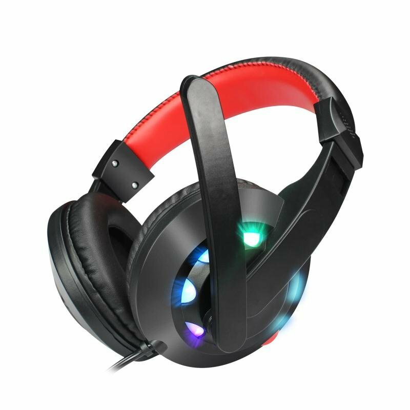 Игровая гарнитура A65, объемные стереонаушники с микрофоном и светодиодной подсветкой, наушники для ноутбука, компьютера