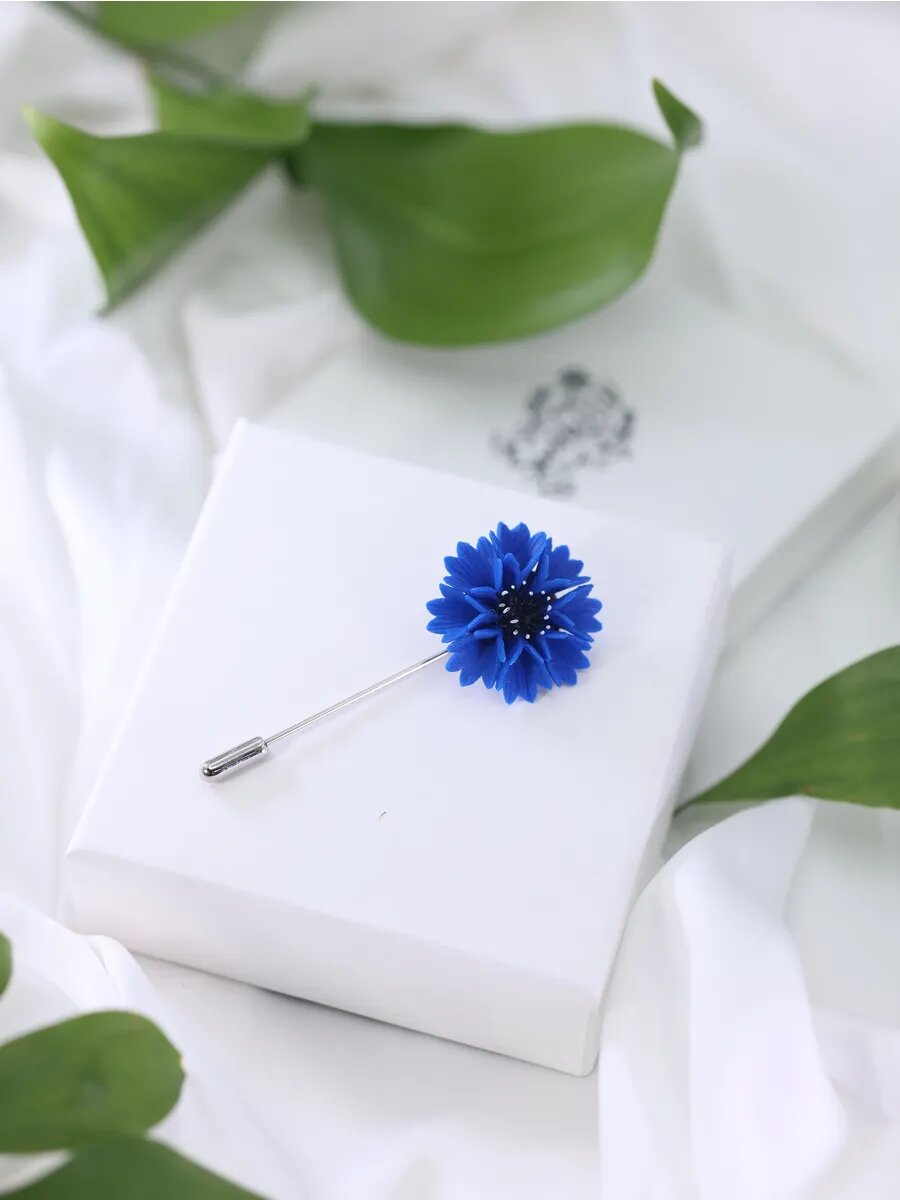 Брошь SPEKTOR_V 1 шт. синий