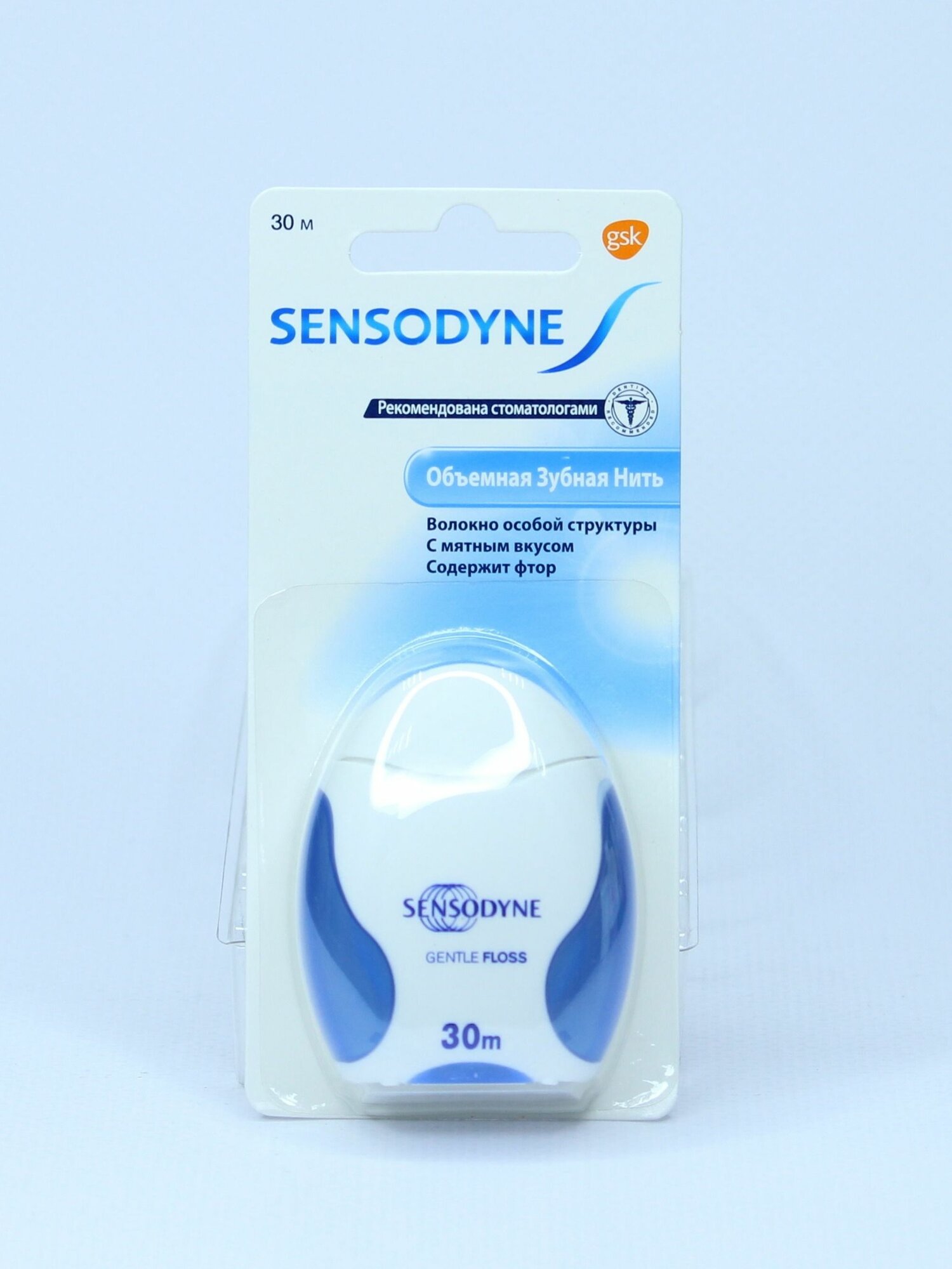 Нить зубная Sensodyne Gentle объемная 18 г