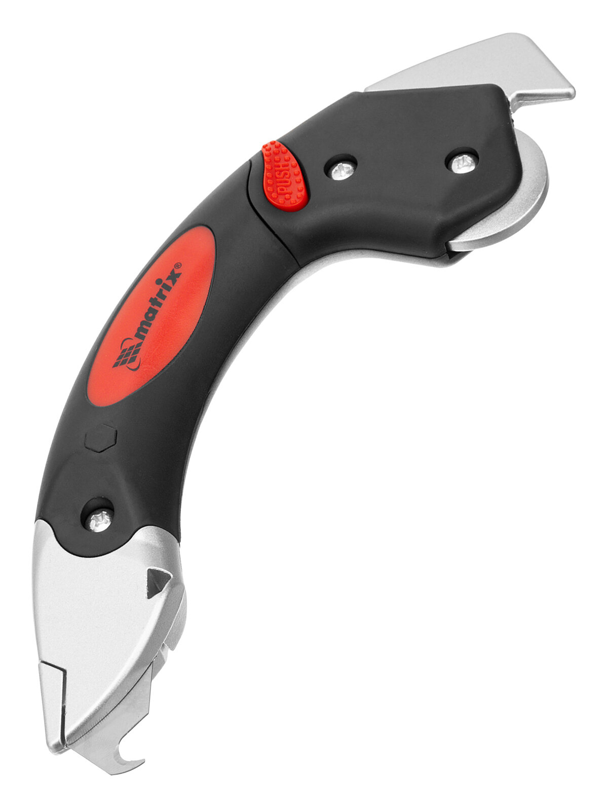 Нож строительный со сменными лезвиями Matrix лезвие из японской стали SK5 нож для линолеума и мягкой кровли 78979