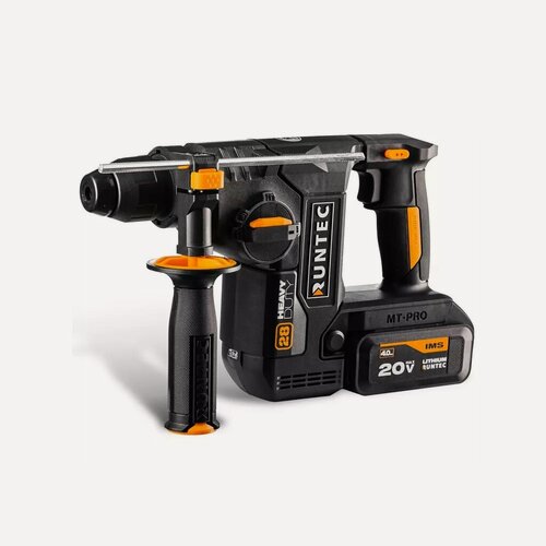 Изображение товара RUNTEC PRO Перфоратор аккумуляторный 2.9 Дж, 20 В, 2*4 Ач, 850 Вт RT-EH850