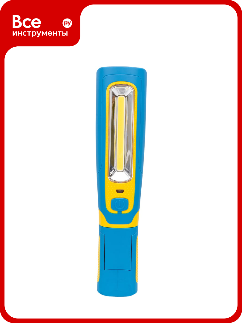 Инспекционный фонарь DolleX на аккумуляторе Li-ion 3.7 V 2200 mA COB 3W + 1хLED магнит крючок FIS-12