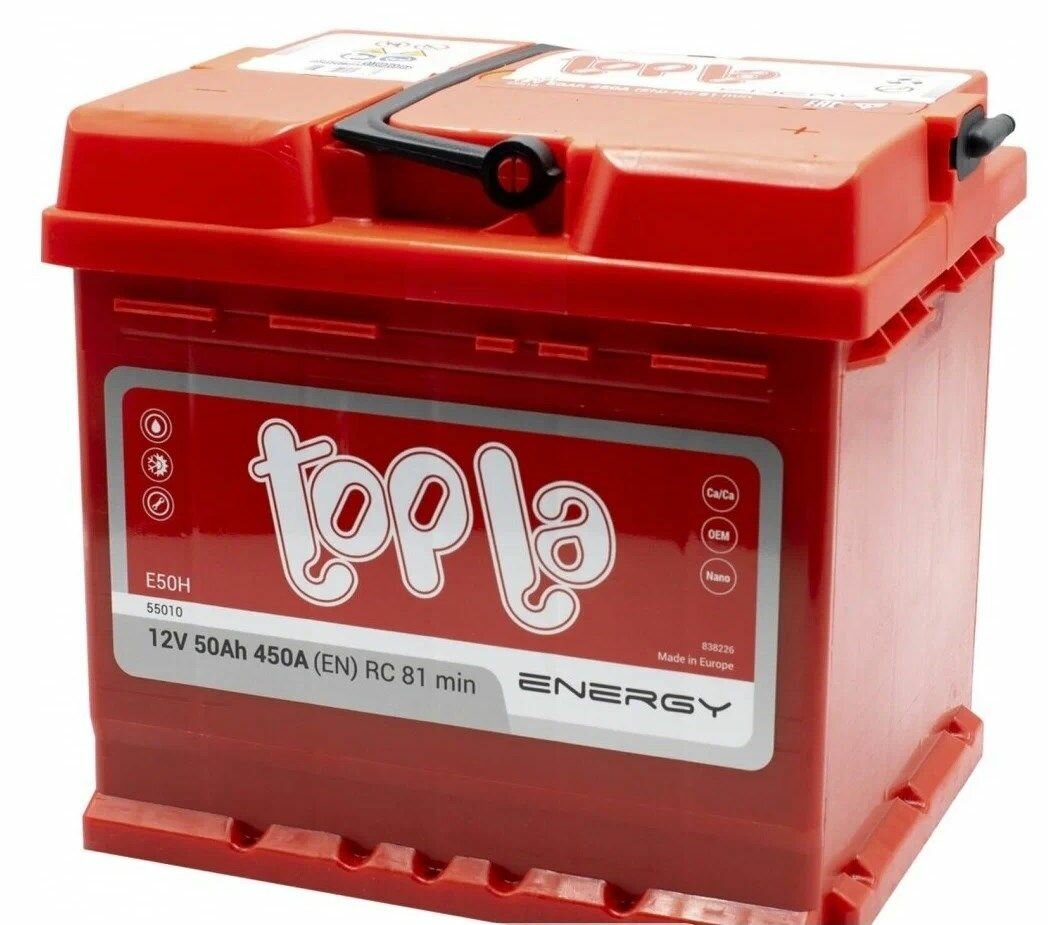 Аккумулятор TOPLA Energy 55 А. ч Обратная полярность (108655)