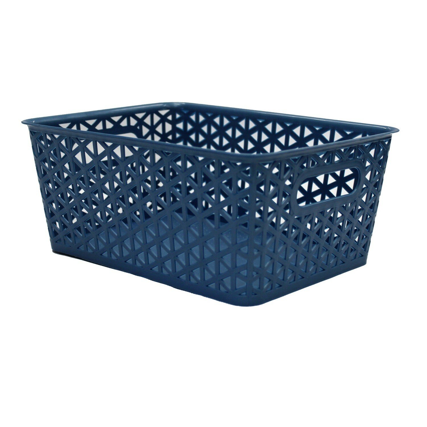 Корзина-контейнер иланпласт без крышки 25х18х10 см пластик