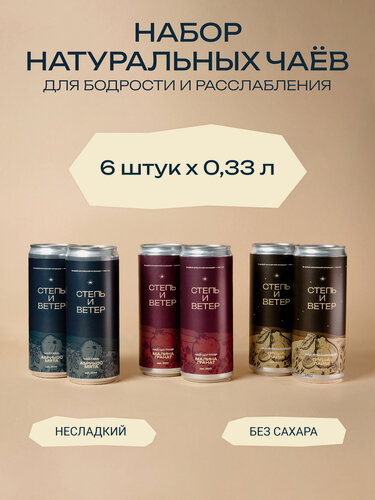 Изображение товара Набор холодного чая "Степь и Ветер" для бодрости и расслабления