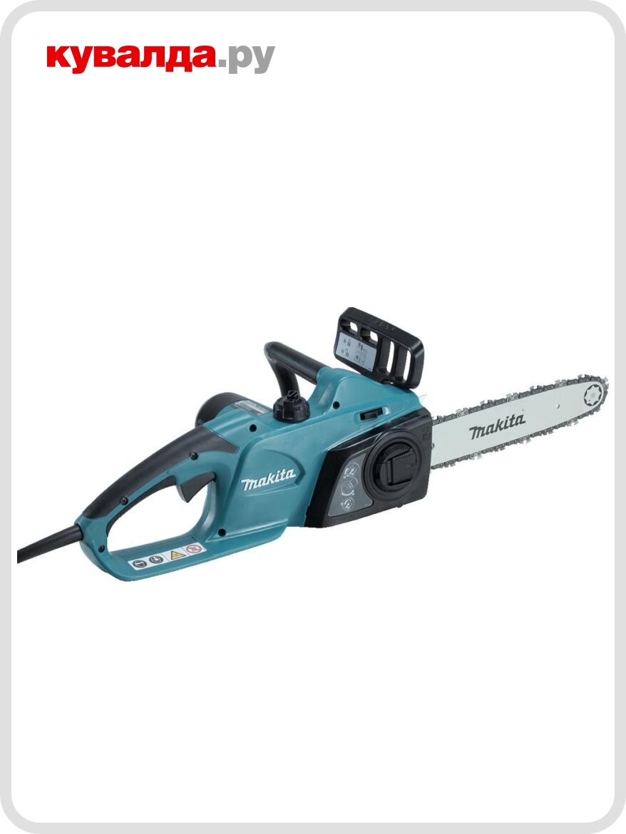 Электропила цепная MAKITA UC 4041 A поперечное расположение двигателя
