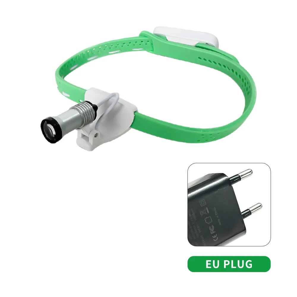 Стоматологический налобный фонарь niceden 5 Вт Green EU Plug