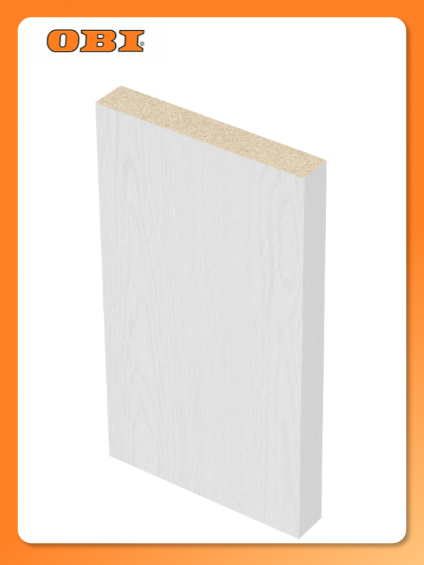 Наличник Verda ДПГ финиш-пленка анкор серебристый МДФ 2070x70x8 мм