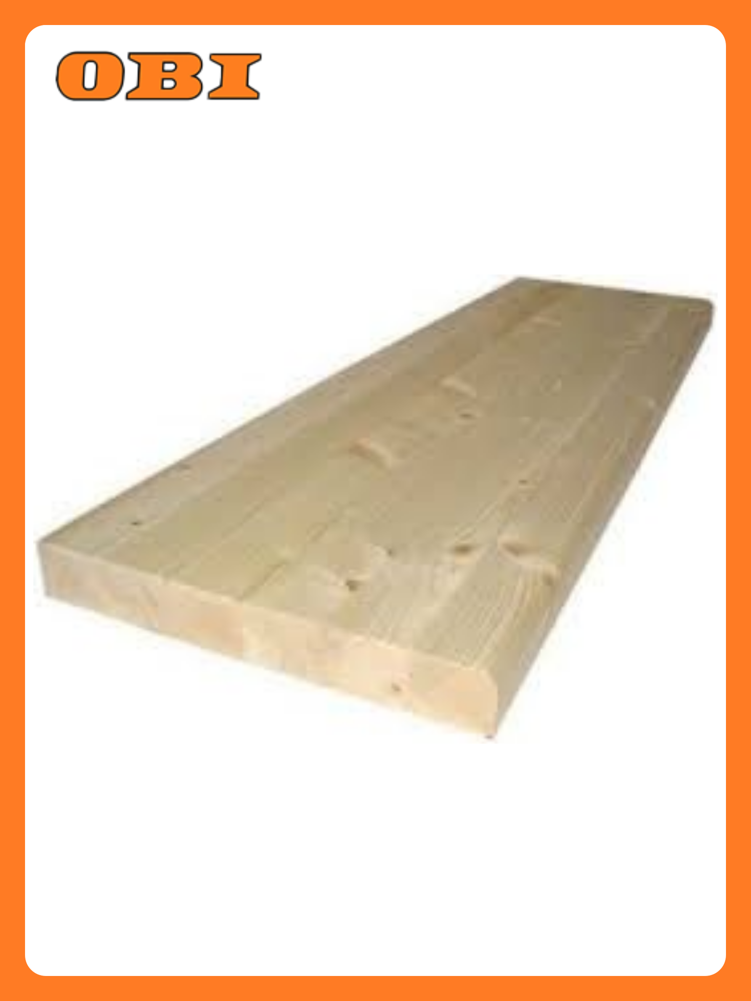 Подоконная доска массив дерева 40x600x1500мм строганный край матовая бежевая