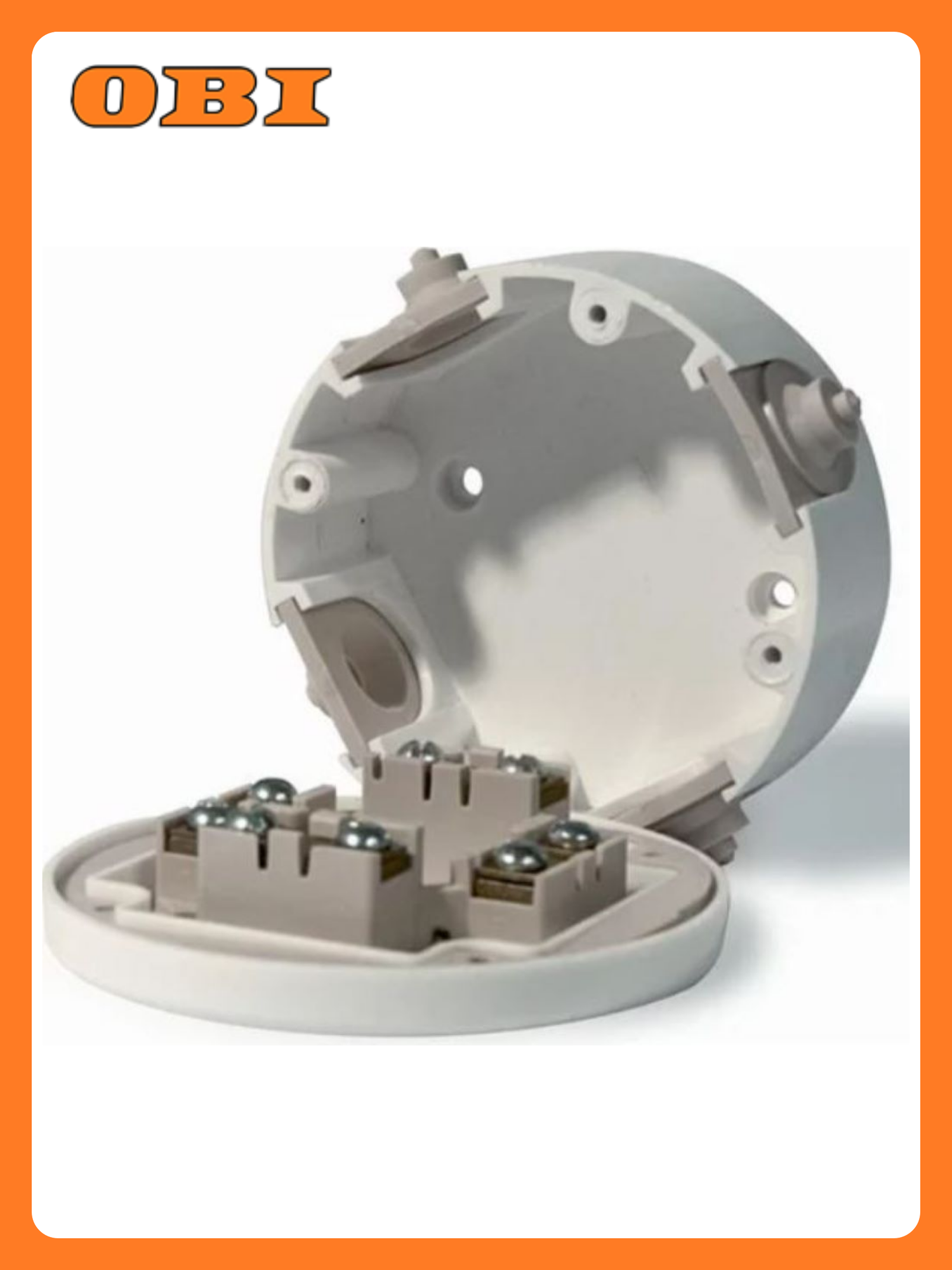 Коробка открытой установки с крышкой и клеммной колодкой IP68