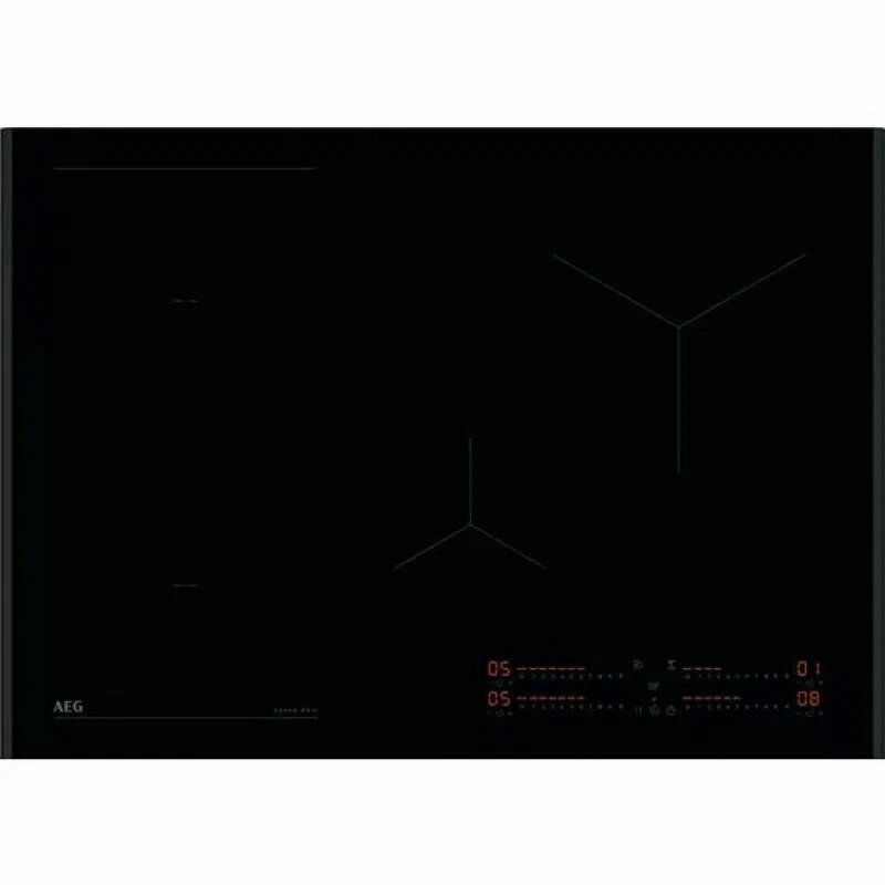 Варочная панель индукционная AEG NII74B10AB, ширина 73 см, стеклокерамика, 4 конфорки, черный (Германия)
