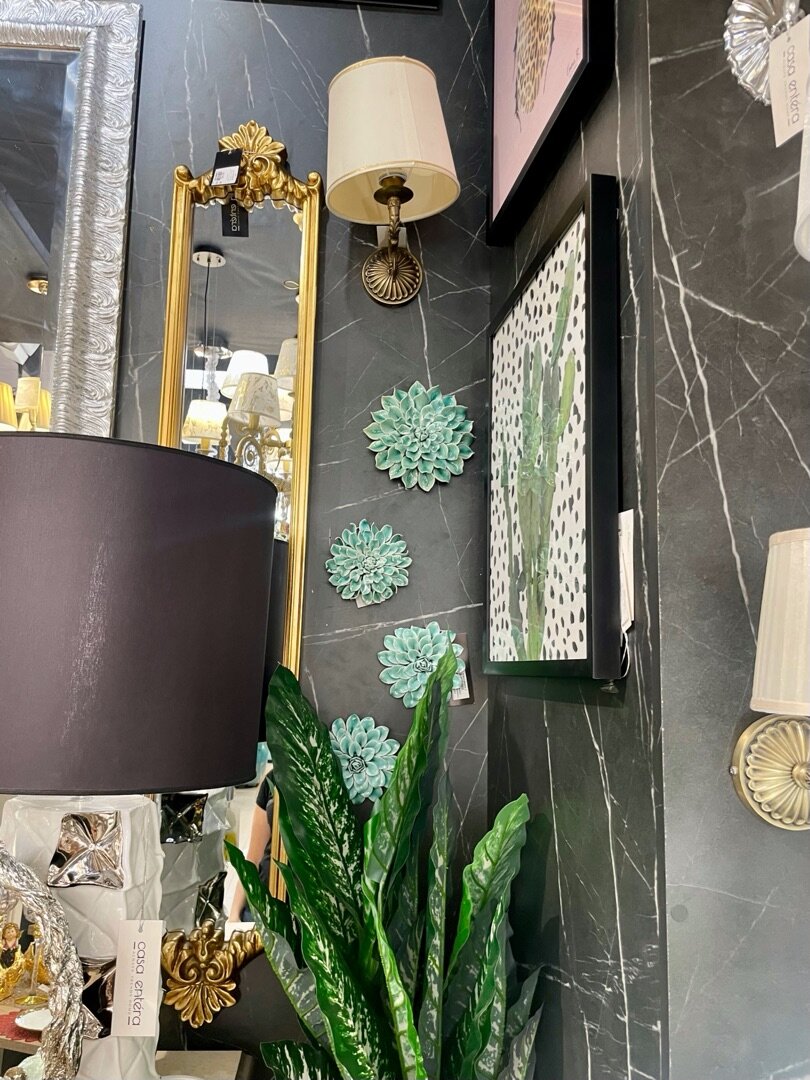 Декор настенный Maurin Casaentera CE05-102333 бирюзовый d140х30