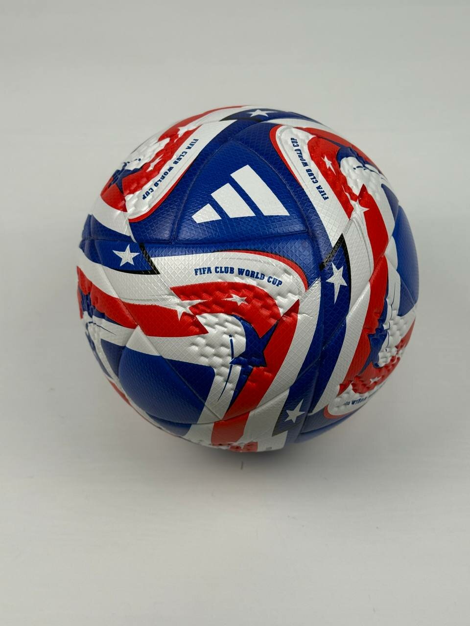 FIFA Club World Cup Футбольный мяч 32 панели, гибридная сшивка, бутиловая камера, 410 г WhiteBlueRed CM-25