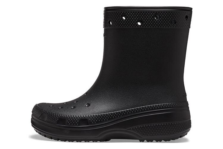 Ботинки унисекс Crocs Classic Boots черные, 39-40 EU, легкие, водонепроницаемые, идеальны для дождливой погоды