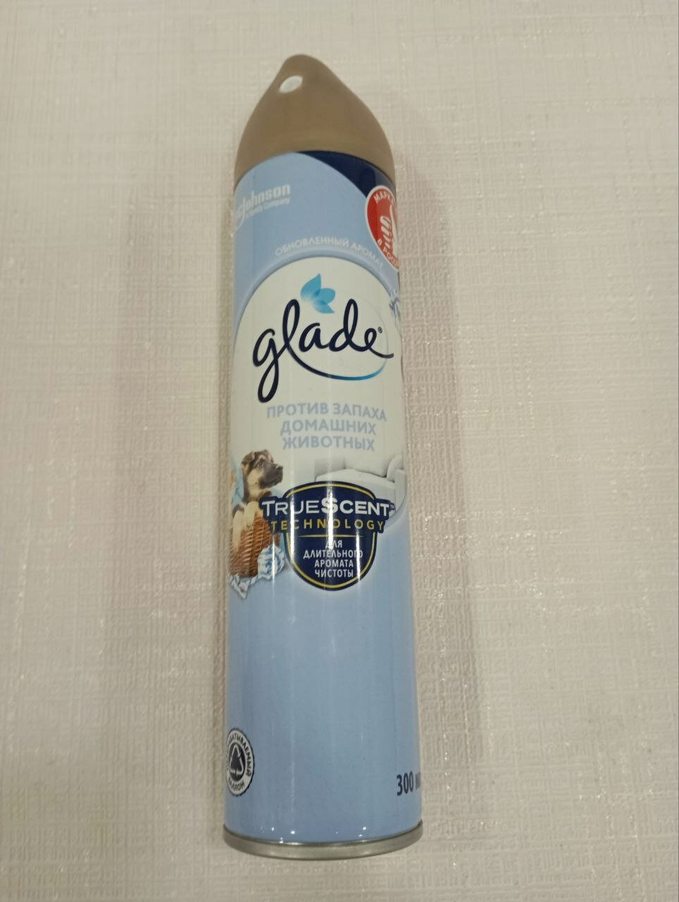 Glade Освежитель воздуха True Scent Technology Против запаха домашних животных 300 мл