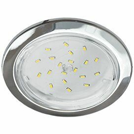 1 шт. Ecola GX53 H4-GL светильник встраив. без рефл. глубокий Хром 48x106 (к+) Экола h4design