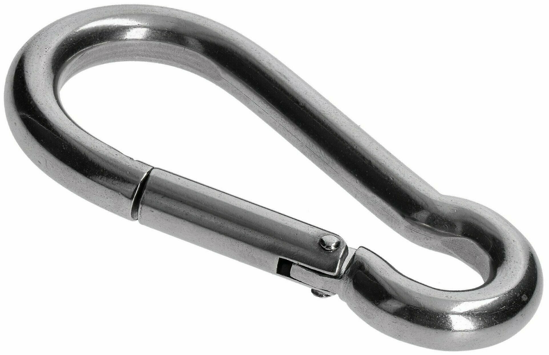 Карабин пожарный 10х100 нержавеющий А4 ART 9075 