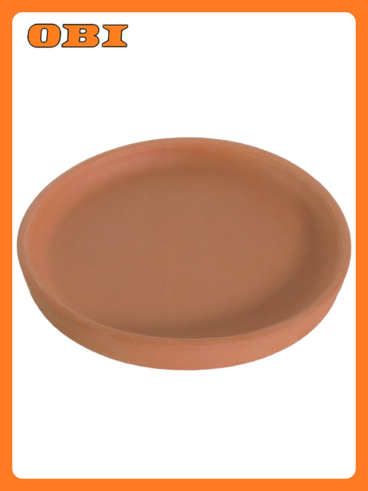 Поддон под горшок "терракот" №77, D13.8, бесцветный, для дома, 1 шт