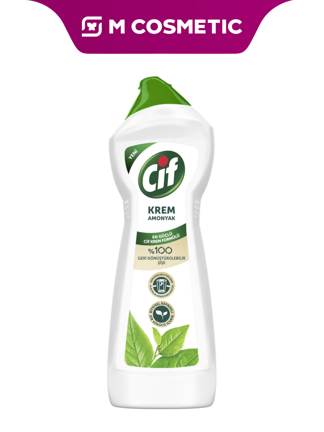 Крем чистящий CIF "Amonyak", для удаления жира и грязи, 750 мл