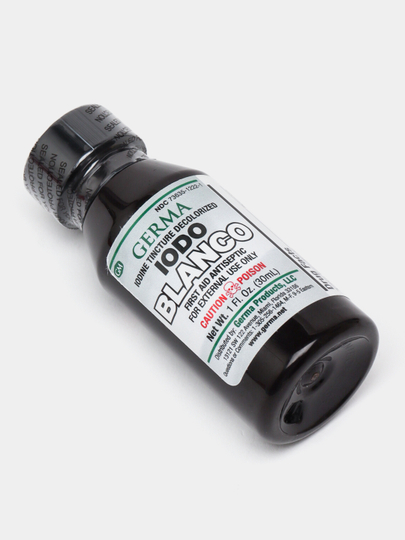 Йод "Iodo Blanco", бесцветный, антигрибковый, для ногтей, 30 мл — фото 1