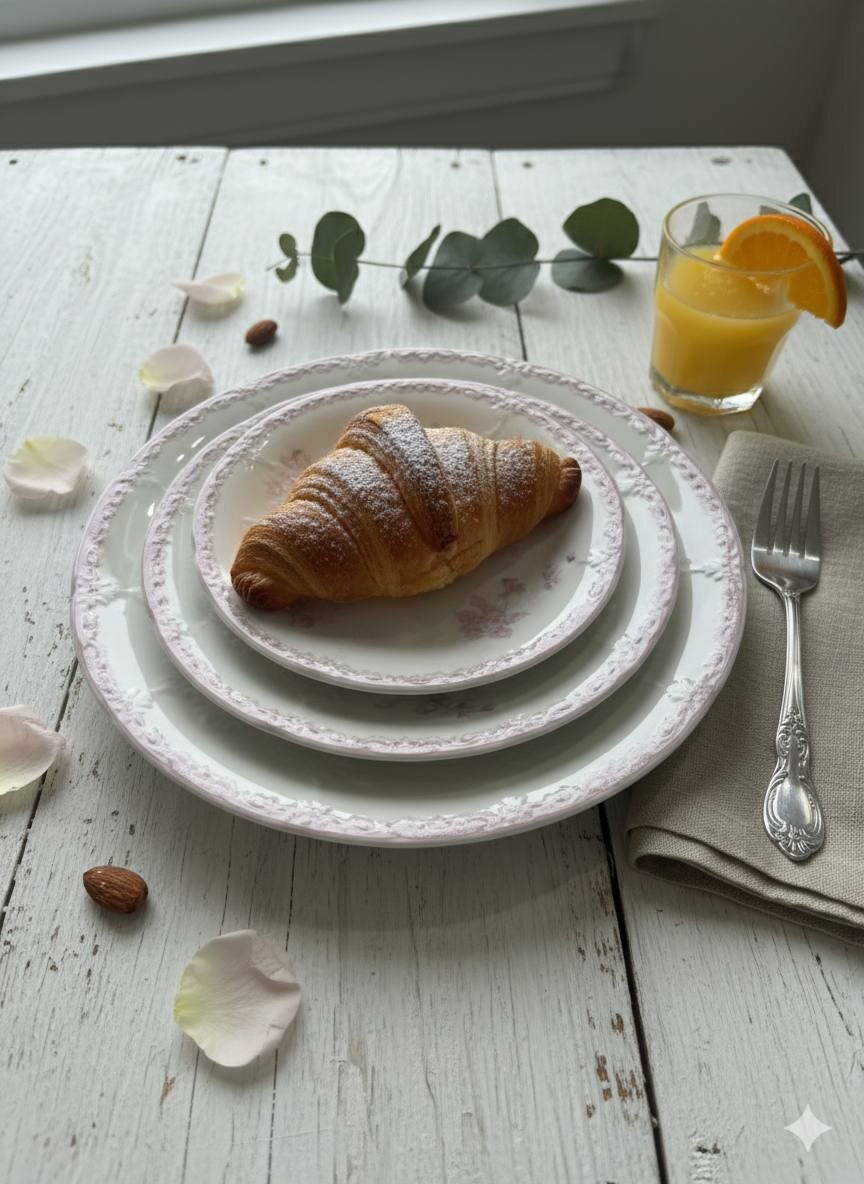 Набор керамических тарелок «Весенний сад», 3 шт (15/20/26.5 см) — Эстетичная сервировка