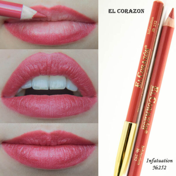 El Corazon Карандаш для губ №252 Infatuation
