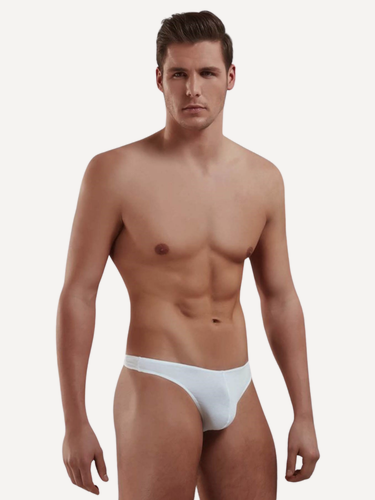 Изображение товара Мужские трусы тонги белые Doreanse 1280 модал/хлопок XL (50)