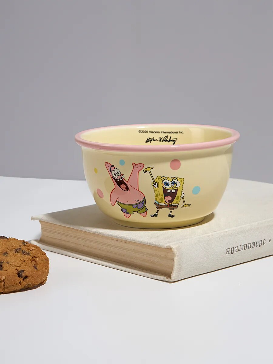 Тарелка Спанч Боб керамическая — фото 1