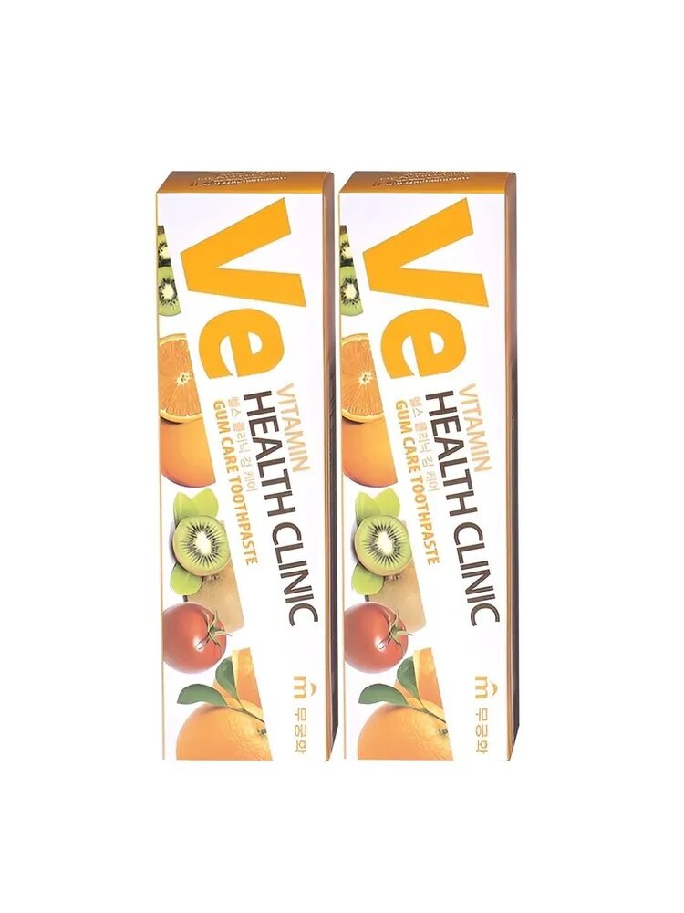 Mukunghwa Vitamin Health Clinic Зубная паста с витаминами против заболеваний десен 100 г х 2 шт