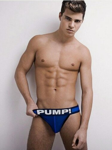 Изображение товара Мужские трусы джоки темно-синие Pump Navy Jock H115 нейлон/хлопок M (46)