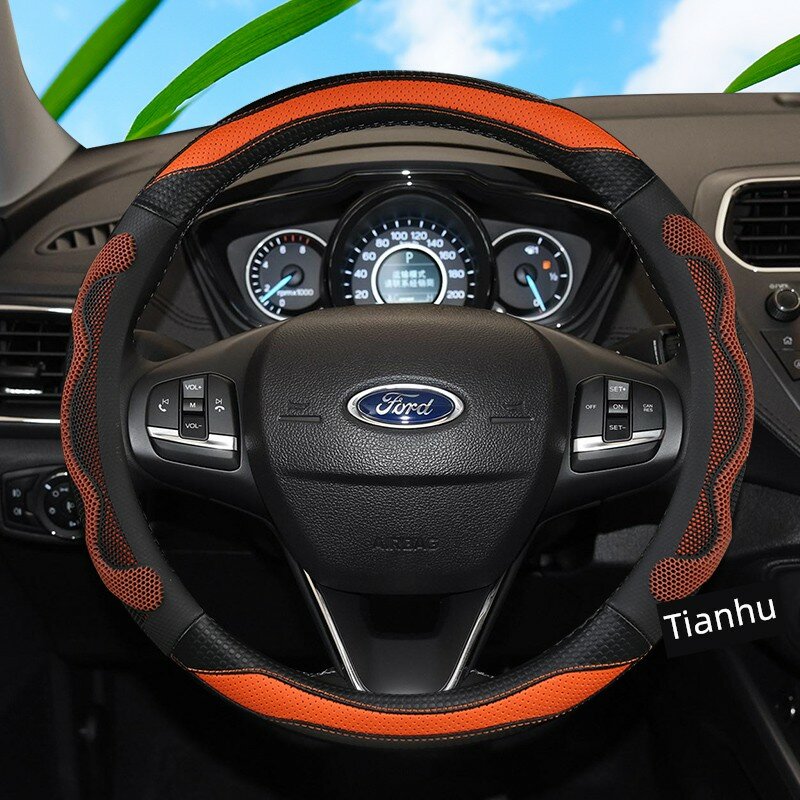 Автомобильные коврики Ford Escape Mondeo Kuga Fiesta Дышащие Оранжевые Модель 1840 95-110 Символов