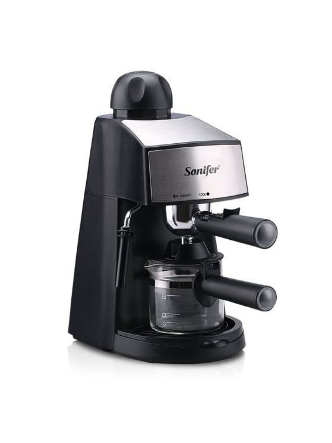 Электрическая кофеварка Sonifer SF‑3534 — бытовая эспрессо‑кофемашина с паровой насадкой