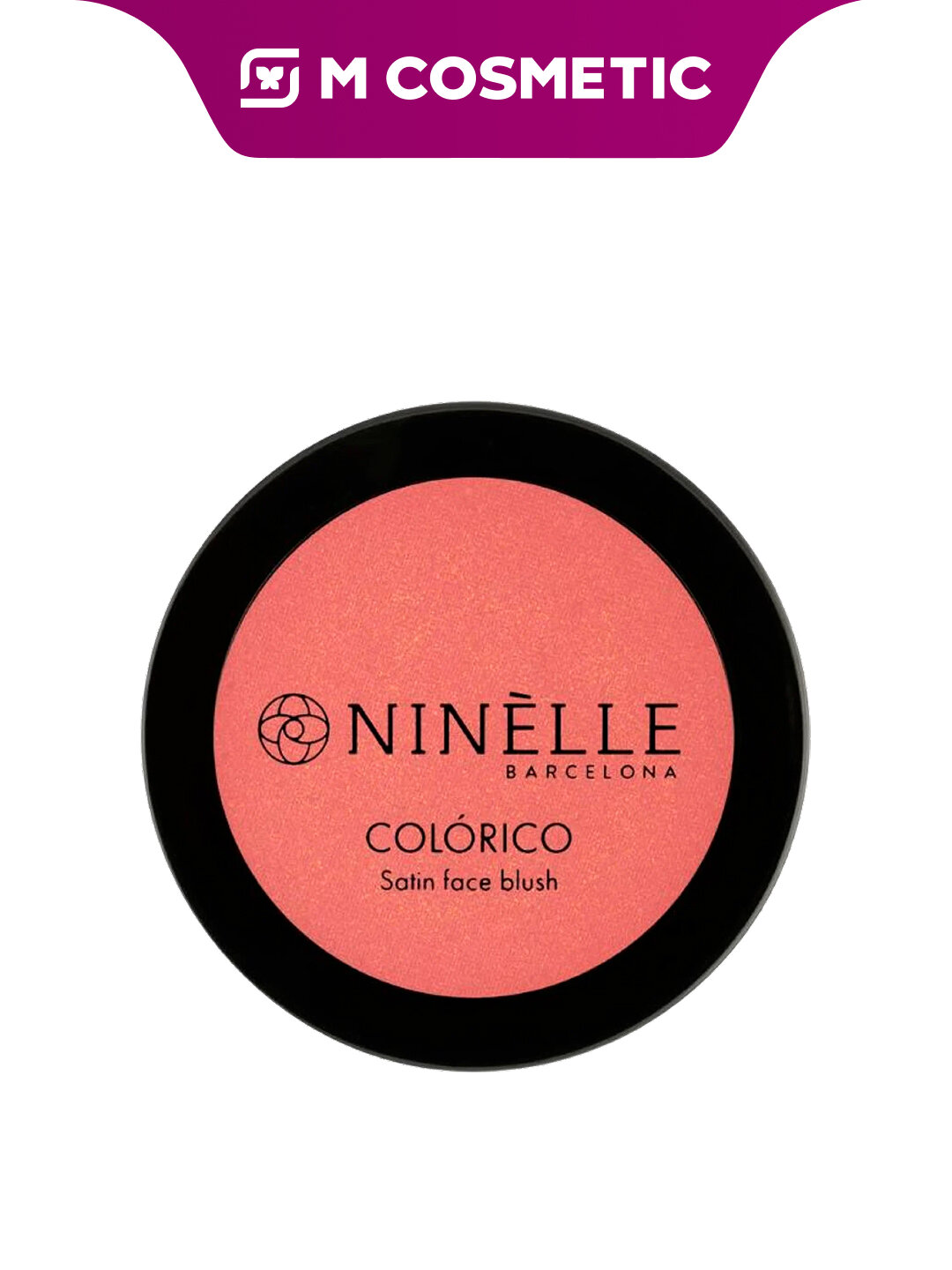 Румяна Ninelle Colorico 407 №407, сатиновые, золотисто-розовые, 2,5 г