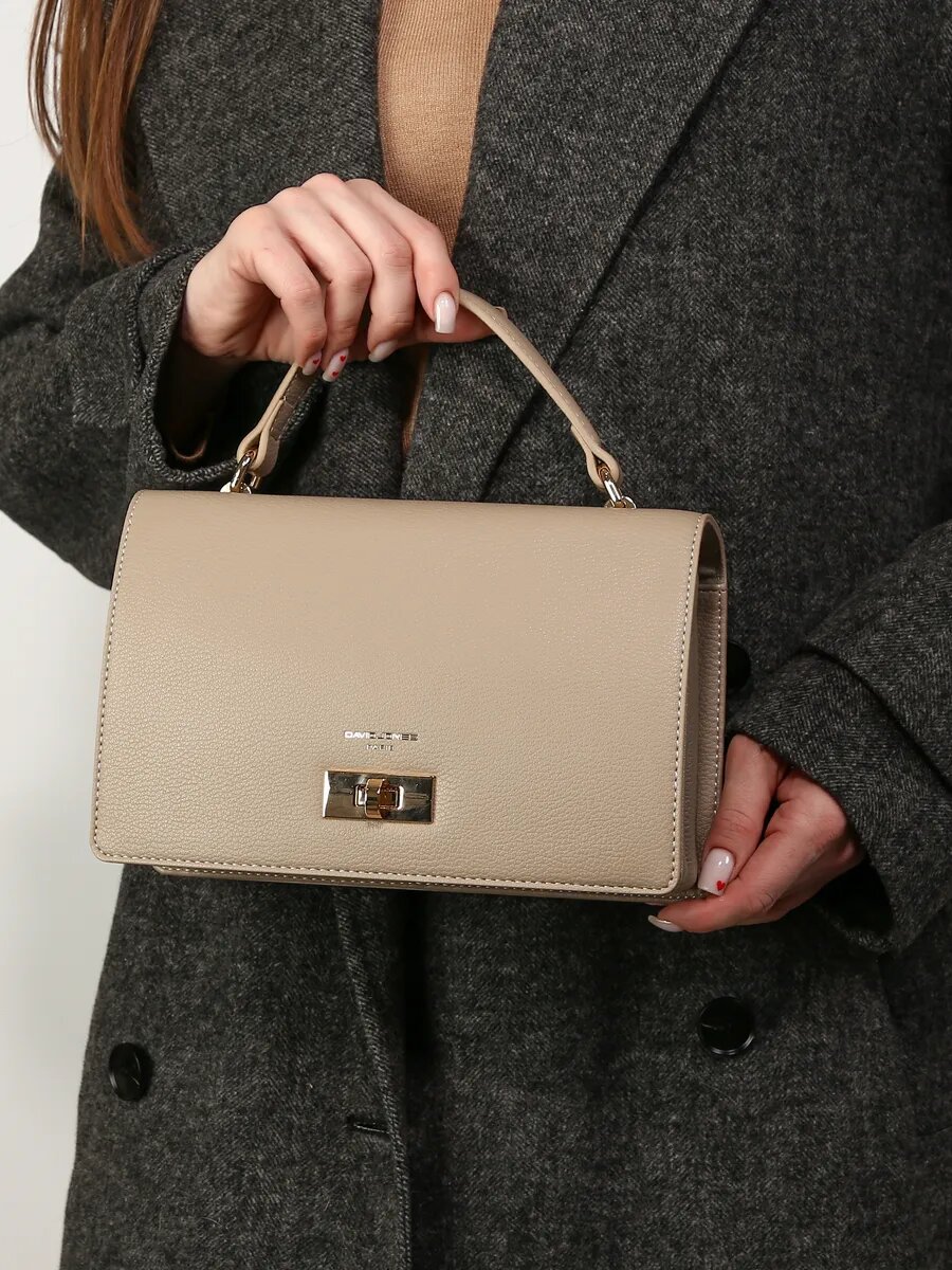 Сумка кросс-боди DAVID JONES, песочный — фото 1