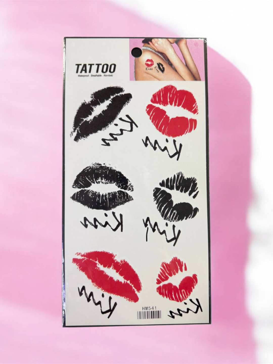 Наклейка-татуировка "TATTOO" 22x10 см, в индивидуальной упаковке.