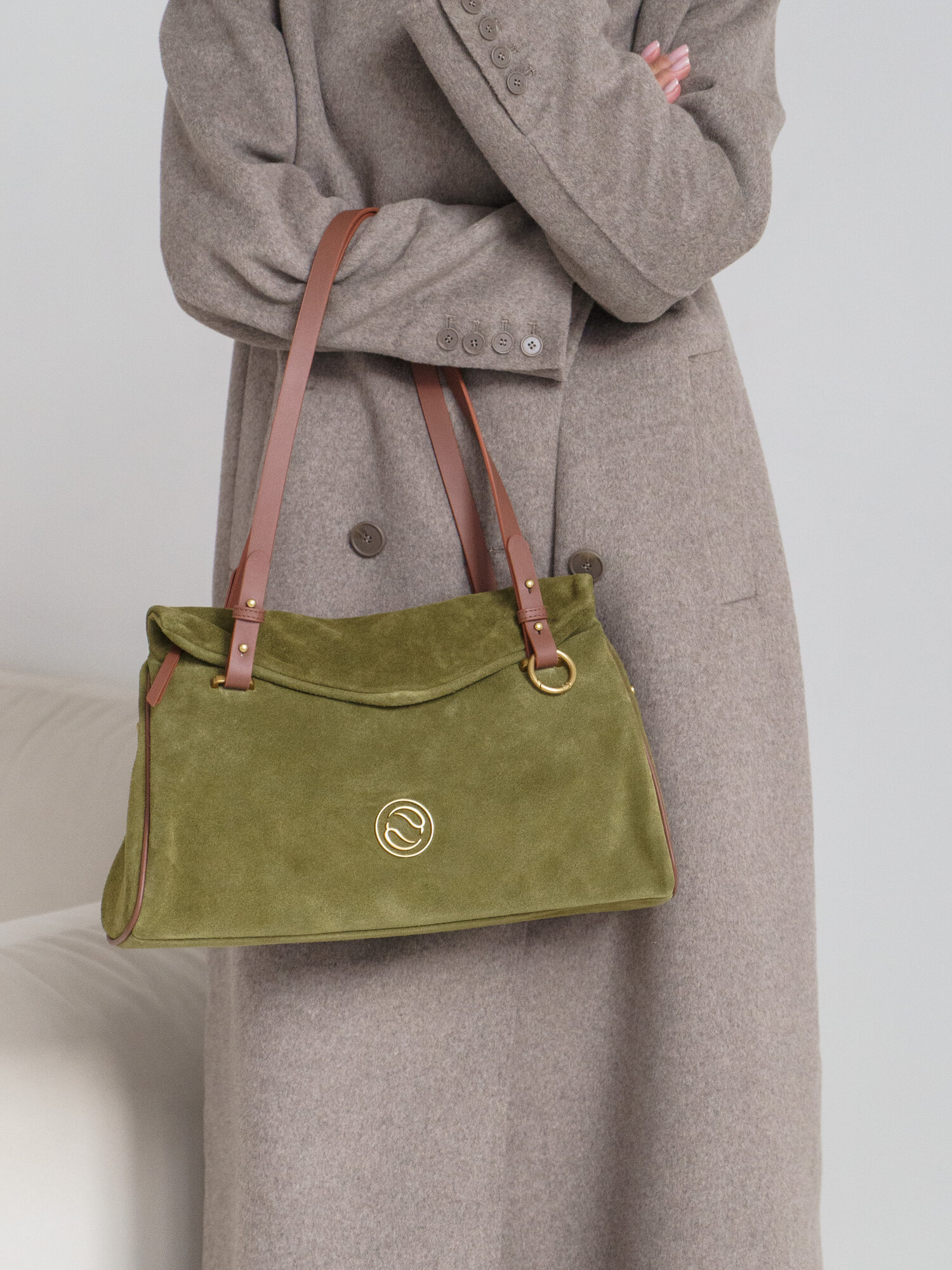 Сумка тоут Paprika Bag Italy, зеленый — фото 1