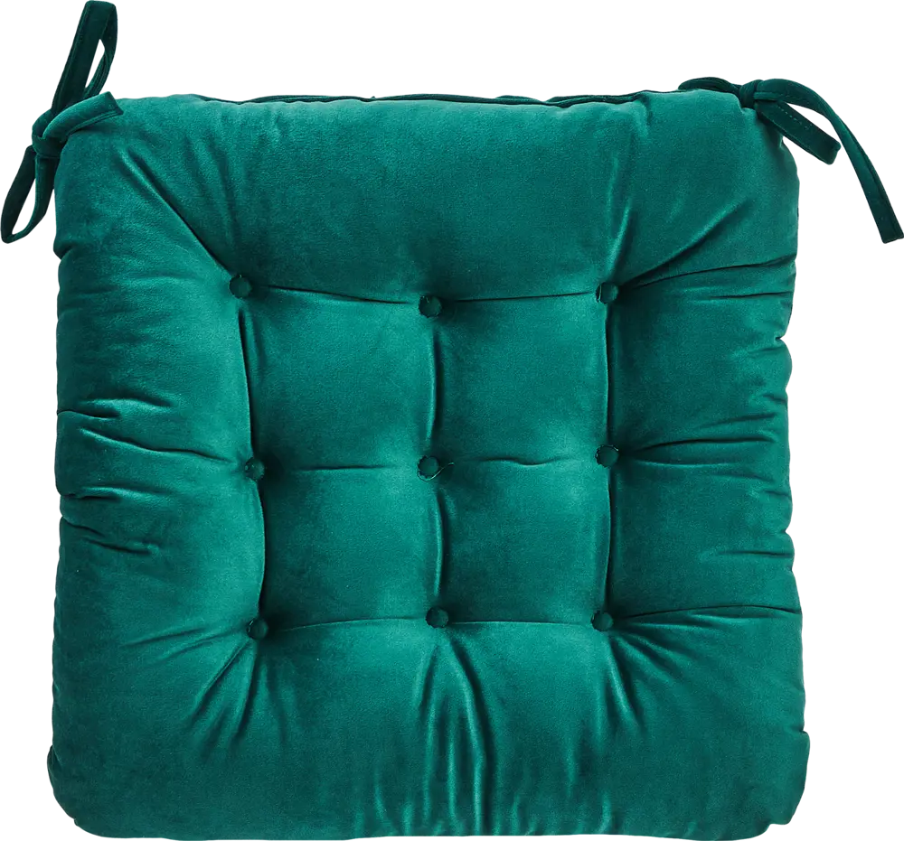 Подушка на сиденье Linen Way «Exotic 1» 40x36 см цвет зеленый