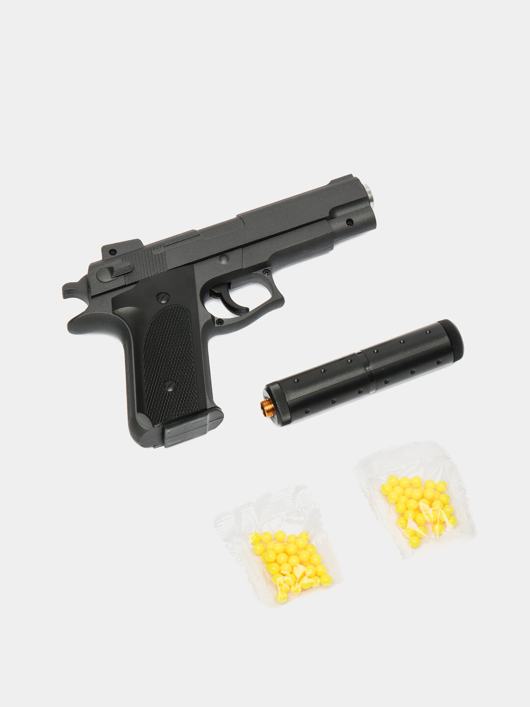 Реалистичный металлический игрушечный пистолет – безопасное и прочное игровое оружие детей