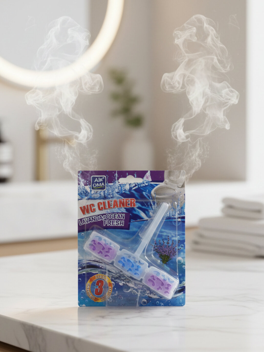 Шарообразный освежитель, для туалета, натуральный, безопасный, современный дизайн — фото 1