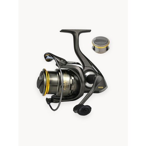 Катушка RYOBI FIGHTER FEEDER 5000 4+1 / Комплект 150 м лески, 2 тюбика смазки, Риоби